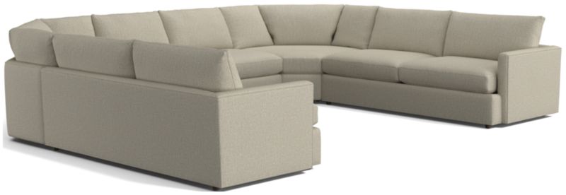 Lounge 5-Piece Wedge Sectional Sofa - image 0 of 13