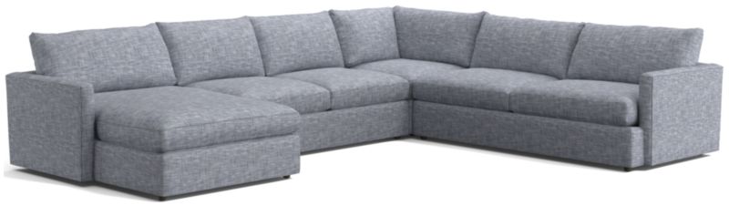 Lounge 4-Piece L-Shaped Sectional Sofa with Left-Arm Storage Chaise - image 0 of 13