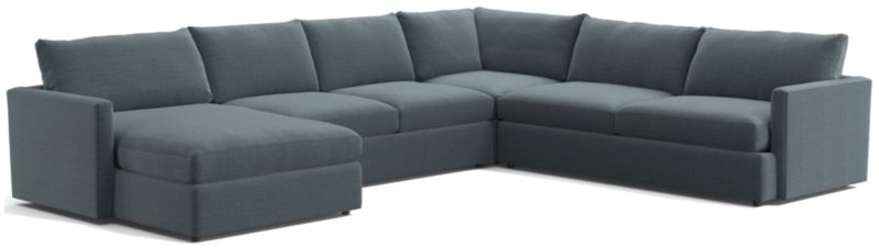 Lounge 4-Piece L-Shaped Sectional Sofa with Left-Arm Storage Chaise - image 0 of 17