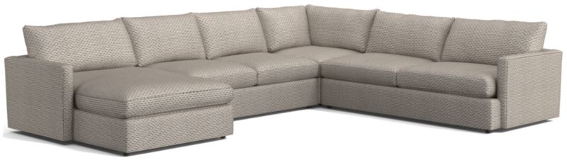 Lounge 4-Piece L-Shaped Sectional Sofa with Left-Arm Storage Chaise - image 0 of 17