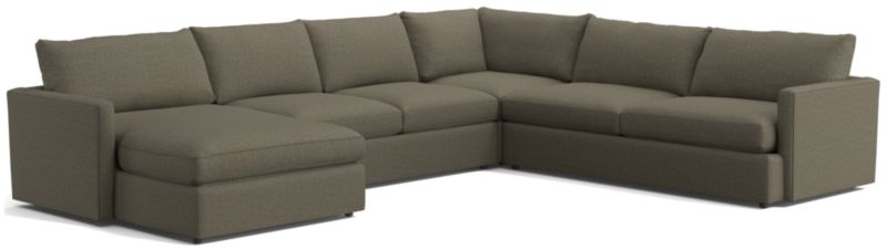 Lounge 4-Piece L-Shaped Sectional Sofa with Left-Arm Storage Chaise - image 0 of 14