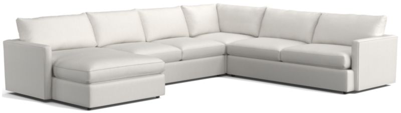 Lounge 4-Piece L-Shaped Sectional Sofa with Left-Arm Storage Chaise - image 0 of 13