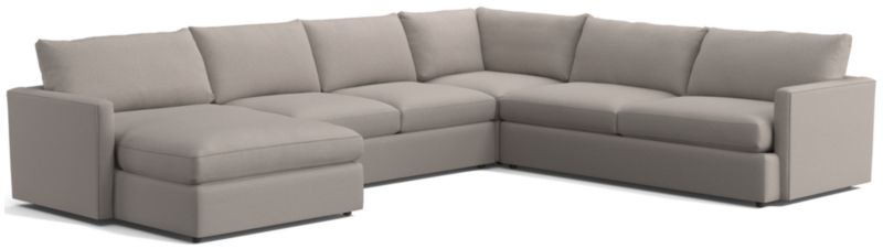 Lounge 4-Piece L-Shaped Sectional Sofa with Left-Arm Storage Chaise - image 0 of 14