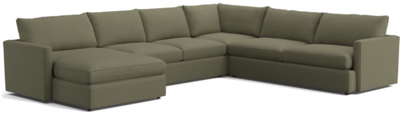 Lounge 4-Piece L-Shaped Sectional Sofa with Left-Arm Storage Chaise - image 0 of 14