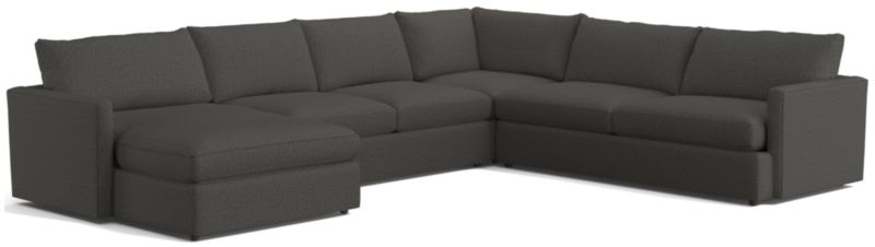 Lounge 4-Piece L-Shaped Sectional Sofa with Left-Arm Storage Chaise - image 0 of 13