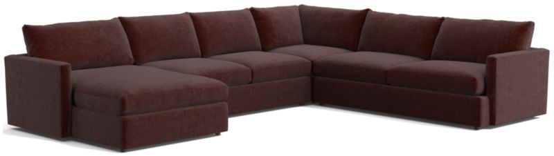 Lounge 4-Piece L-Shaped Sectional Sofa with Left-Arm Storage Chaise - image 0 of 14