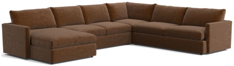 Lounge 4-Piece L-Shaped Sectional Sofa with Left-Arm Storage Chaise - image 0 of 13