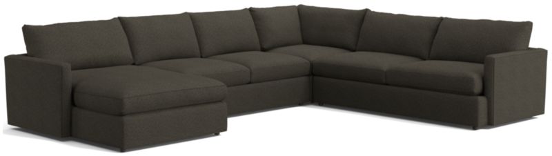 Lounge 4-Piece L-Shaped Sectional Sofa with Left-Arm Storage Chaise - image 0 of 14