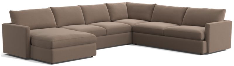 Lounge 4-Piece L-Shaped Sectional Sofa with Left-Arm Storage Chaise - image 0 of 14