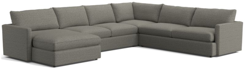 Lounge 4-Piece L-Shaped Sectional Sofa with Left-Arm Storage Chaise - image 0 of 14