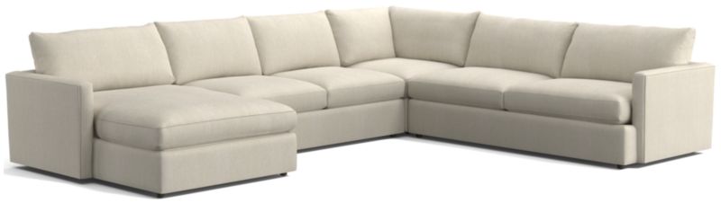 Lounge 4-Piece L-Shaped Sectional Sofa with Left-Arm Storage Chaise - image 0 of 14