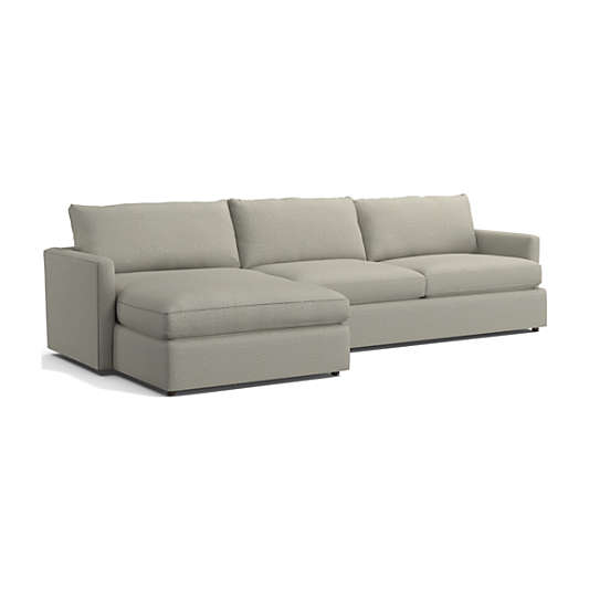 Lounge 2-Piece Sectional Sofa with Left-Arm Storage Chaise