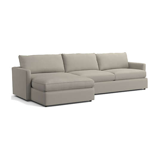 Lounge 2-Piece Sectional Sofa with Left-Arm Storage Chaise
