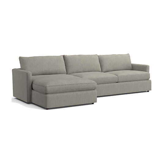 Lounge 2-Piece Sectional Sofa with Left-Arm Storage Chaise