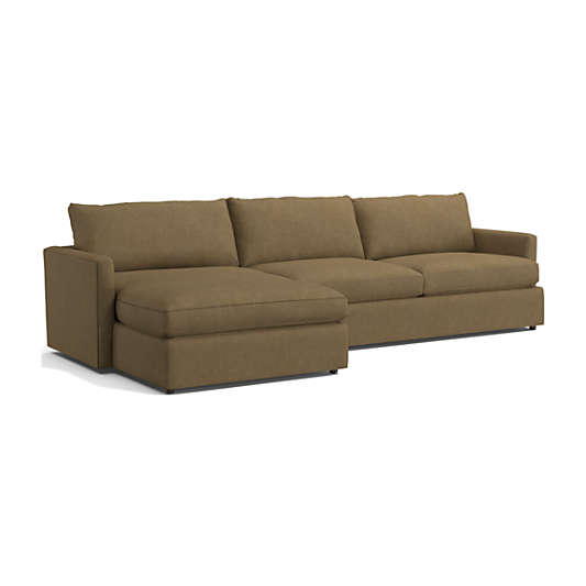 Lounge 2-Piece Sectional Sofa with Left-Arm Storage Chaise