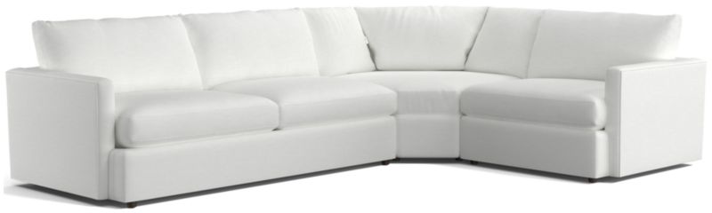 Lounge 3-Piece Wedge Sectional Sofa - image 0 of 13