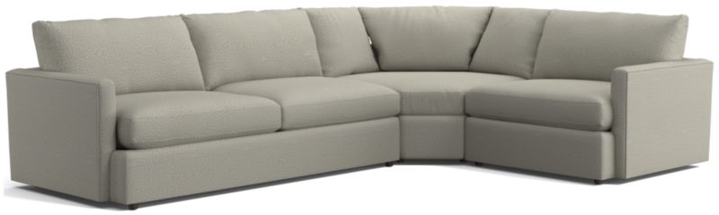 Lounge 3-Piece Wedge Sectional Sofa - image 0 of 12