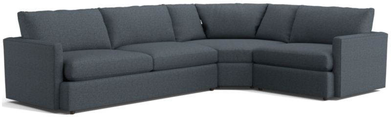 Lounge 3-Piece Wedge Sectional Sofa - image 0 of 12