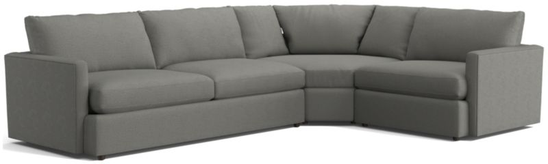 Lounge 3-Piece Wedge Sectional Sofa - image 0 of 14