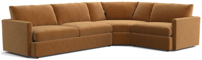 Lounge 3-Piece Wedge Sectional Sofa - image 0 of 15