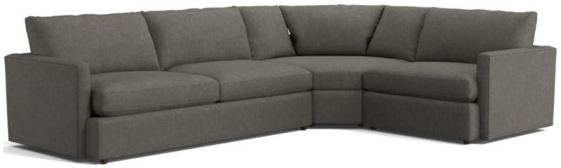 Lounge 3-Piece Wedge Sectional Sofa - image 0 of 12