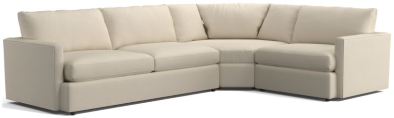 Lounge 3-Piece Wedge Sectional Sofa - image 0 of 14