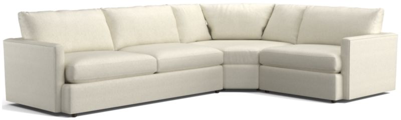 Lounge 3-Piece Wedge Sectional Sofa - image 0 of 14