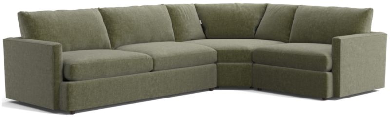 Lounge 3-Piece Wedge Sectional Sofa - image 0 of 12