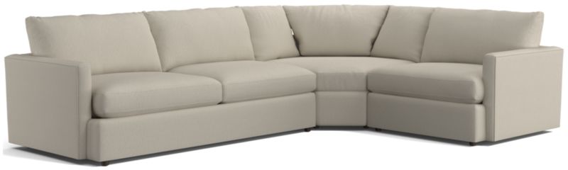 Lounge 3-Piece Wedge Sectional Sofa - image 0 of 12