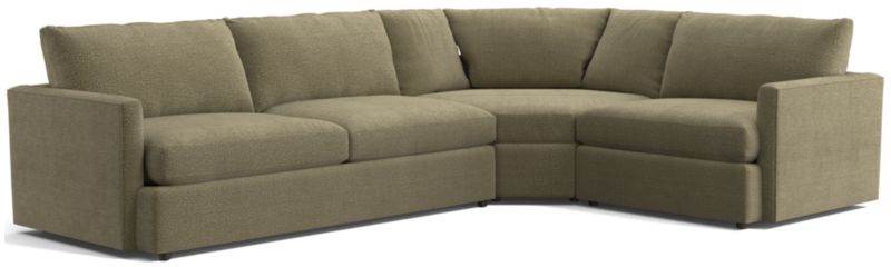 Lounge 3-Piece Wedge Sectional Sofa - image 0 of 13