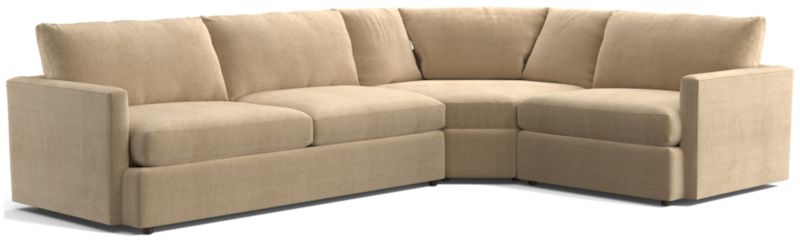 Lounge 3-Piece Wedge Sectional Sofa - image 0 of 12