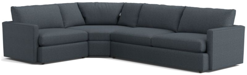 Lounge 3-Piece Wedge Sectional Sofa - image 0 of 16