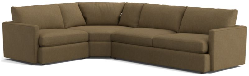 Lounge 3-Piece Wedge Sectional Sofa - image 0 of 12