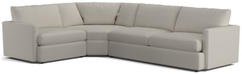 Lounge 3-Piece Wedge Sectional Sofa - image 0 of 16