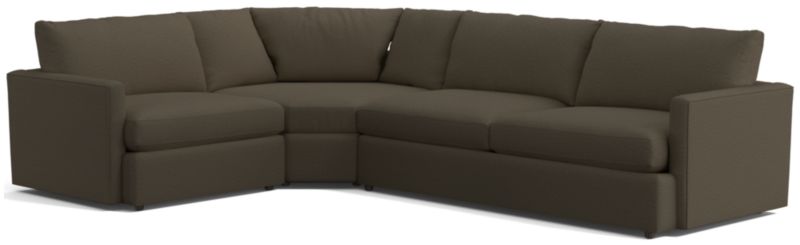 Lounge 3-Piece Wedge Sectional Sofa - image 0 of 13