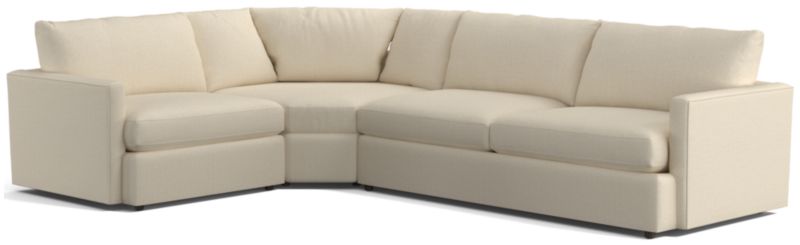 Lounge 3-Piece Wedge Sectional Sofa - image 0 of 12