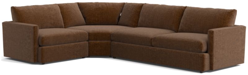 Lounge 3-Piece Wedge Sectional Sofa - image 0 of 13