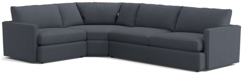 Lounge 3-Piece Wedge Sectional Sofa - image 0 of 13