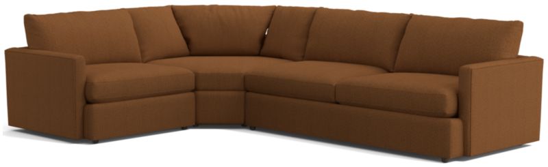 Lounge 3-Piece Wedge Sectional Sofa - image 0 of 16