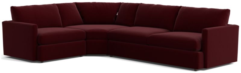 Lounge 3-Piece Wedge Sectional Sofa - image 0 of 12