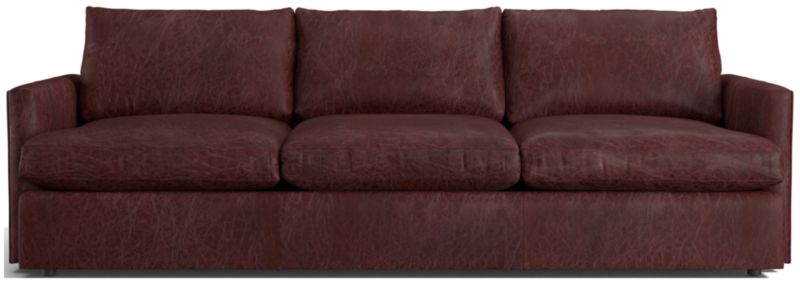 Lounge Leather 3-Seat Grande Sofa 105" - image 0 of 3