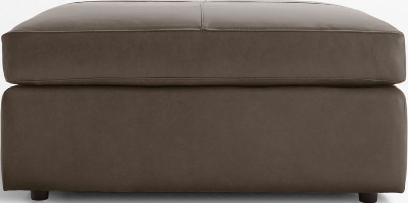 Lounge Leather 39" Square Cocktail Ottoman - image 0 of 3