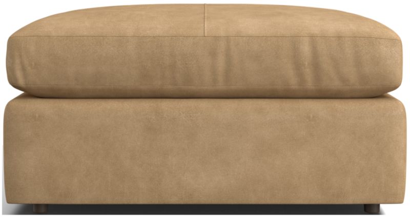 Lounge Leather 39" Square Cocktail Ottoman - image 0 of 2