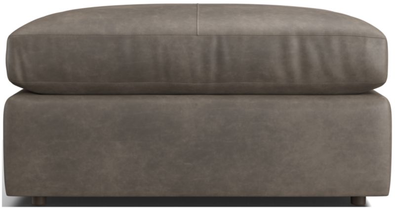 Lounge Leather 39" Square Cocktail Ottoman - image 0 of 2