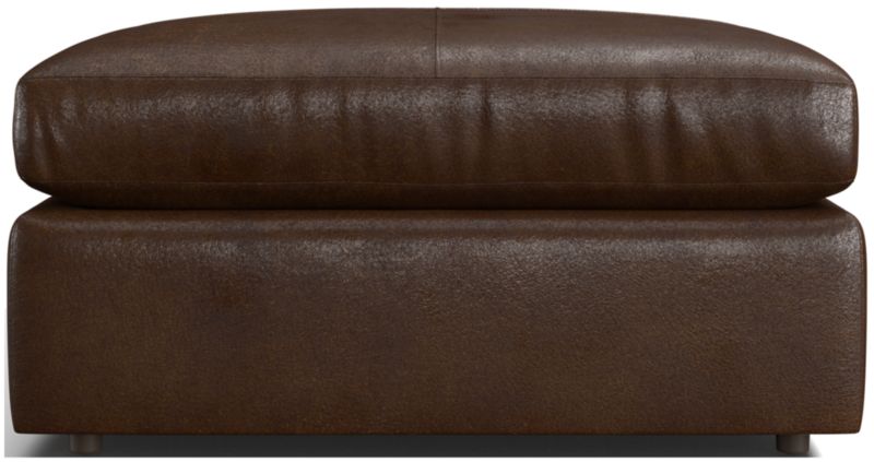 Lounge Leather 39" Square Cocktail Ottoman - image 0 of 2