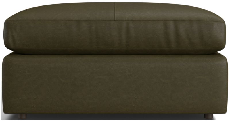 Lounge Leather 39" Square Cocktail Ottoman - image 0 of 2