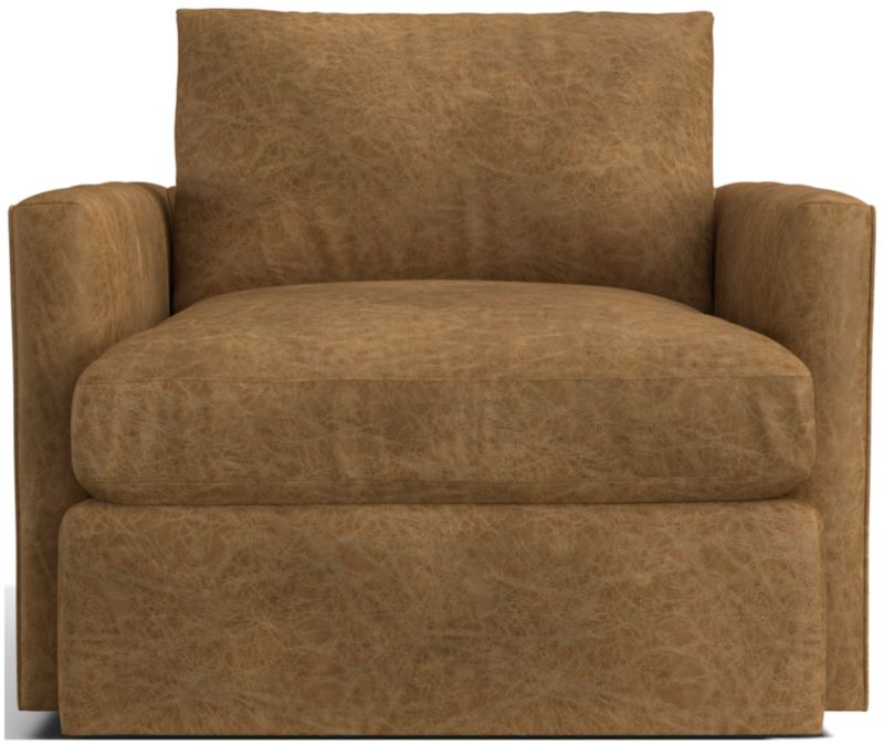 Lounge Leather Swivel Chair - image 0 of 7