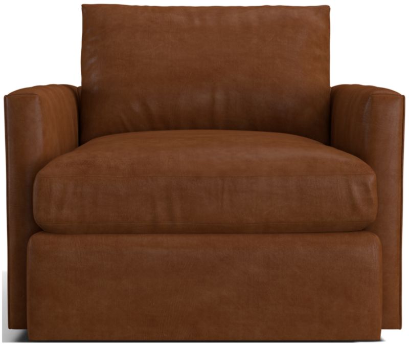 Lounge Leather Swivel Chair - image 0 of 7