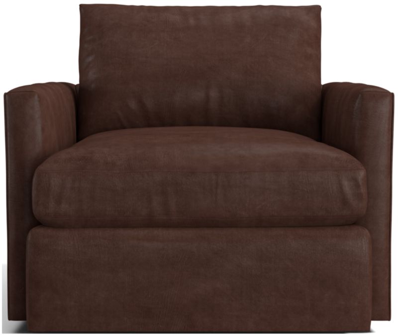 Lounge Leather Swivel Chair - image 0 of 7