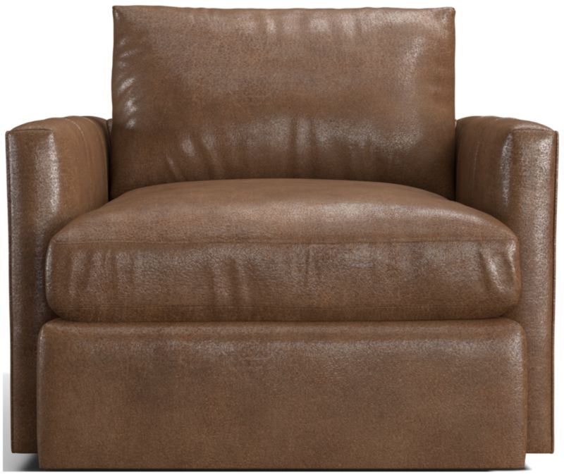 Lounge Leather Swivel Chair - image 0 of 7